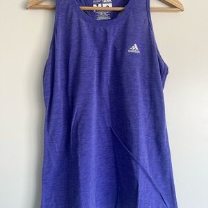 Adidas Violet Sleeveless Top